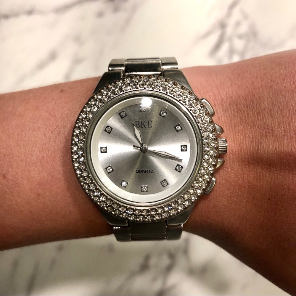 Ladies silver BKE watch